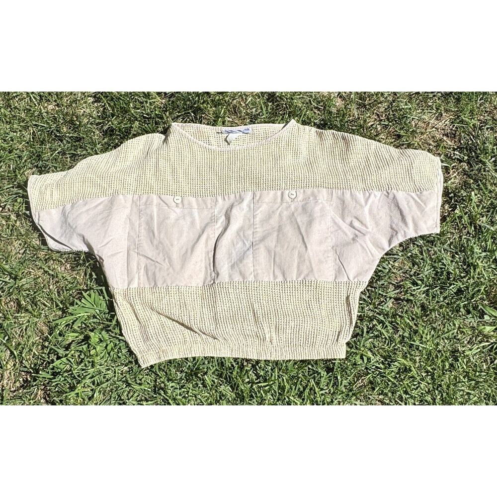 Women's Vtg 80s Action Scene division Of Jonathan Logan Cargo Net Style Material